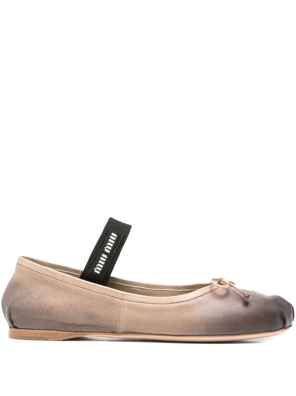 Miu Miu Women Leather Ballets