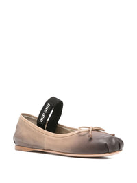 Miu Miu Women Leather Ballets