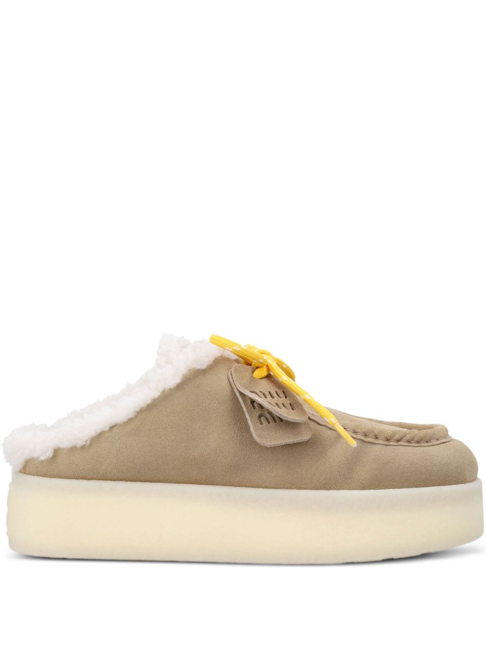 Miu Miu Women Suede Leather Slippers