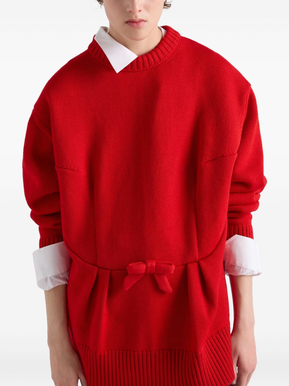 Prada Women Wool Crewneck Sweater
