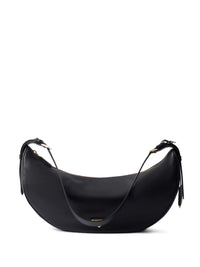Prada Women Demi-Lune Leather Shoulder Bag