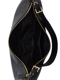 Prada Women Demi-Lune Leather Shoulder Bag