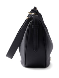 Prada Women Demi-Lune Leather Shoulder Bag