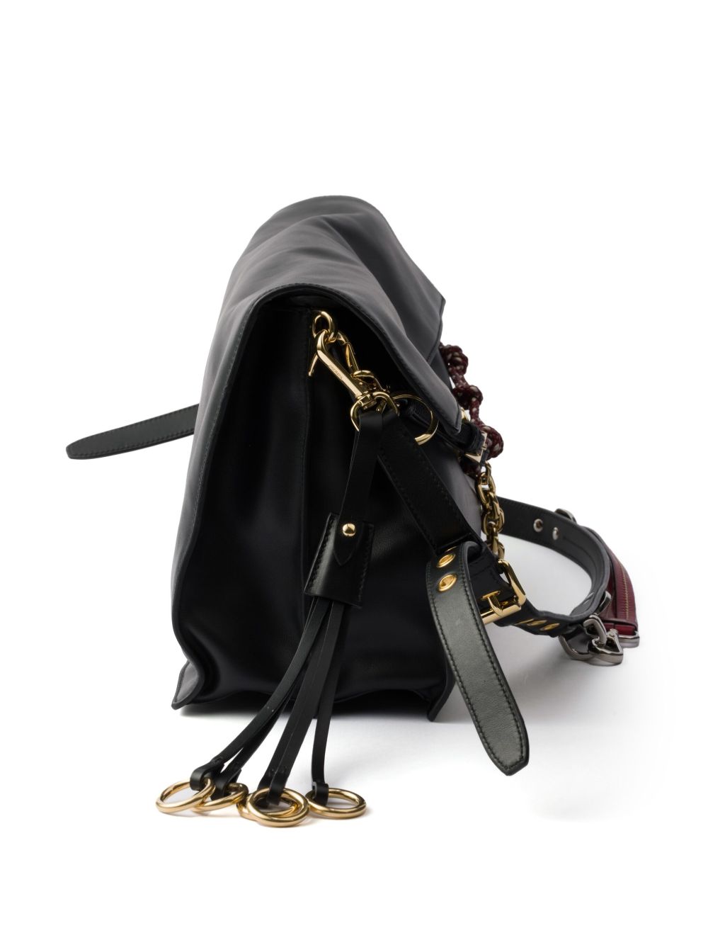 Prada Women Prada Soft Sound Large Leather Shoulder Bag