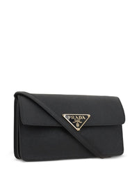 Prada Women Prada Arqué Saffiano Leather Shoulder Bag