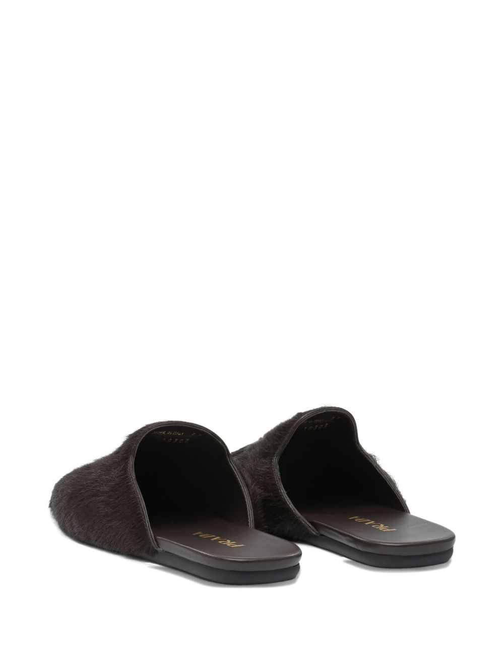 Prada Women Leather Slippers