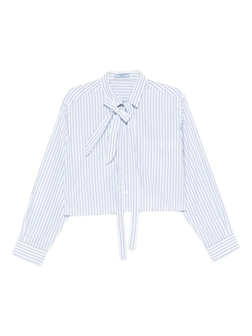 Prada Women Striped Cotton Shirt