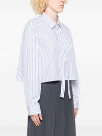 Prada Women Striped Cotton Shirt