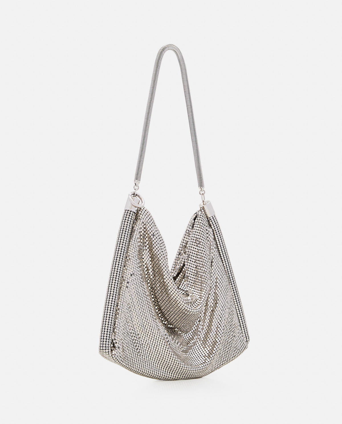Rabanne Rabanne Women Pixel Tube Aluminum Shoulder Bag