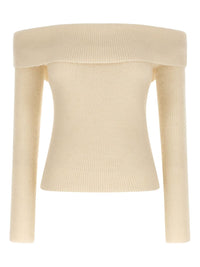 RICK OWENS Rick Owens Women Wool Off-Shoulder Sweater