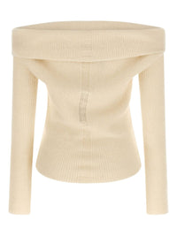 RICK OWENS Rick Owens Women Wool Off-Shoulder Sweater