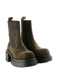 Rick Owens Women Suede Leather Boots