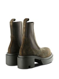 Rick Owens Women Suede Leather Boots