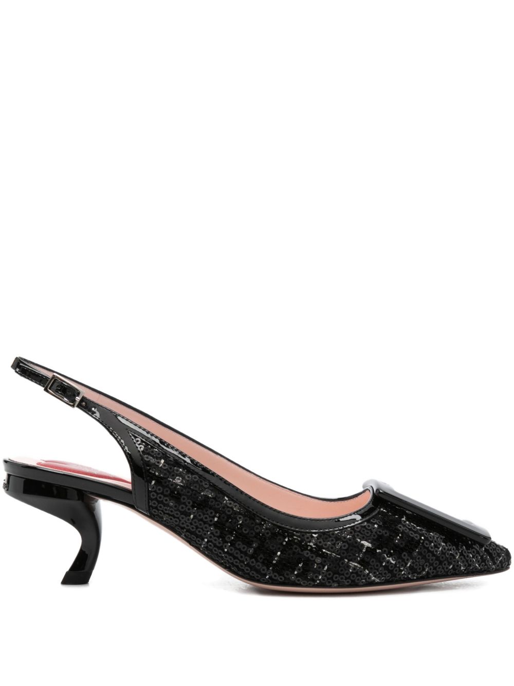 Roger Vivier Women Tweed Slingback Pumps
