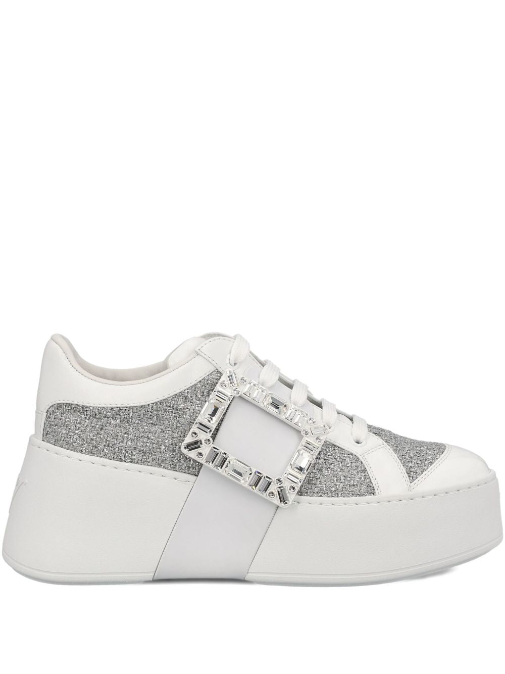 Roger Vivier Women Viv Skate High Strass Sneakers