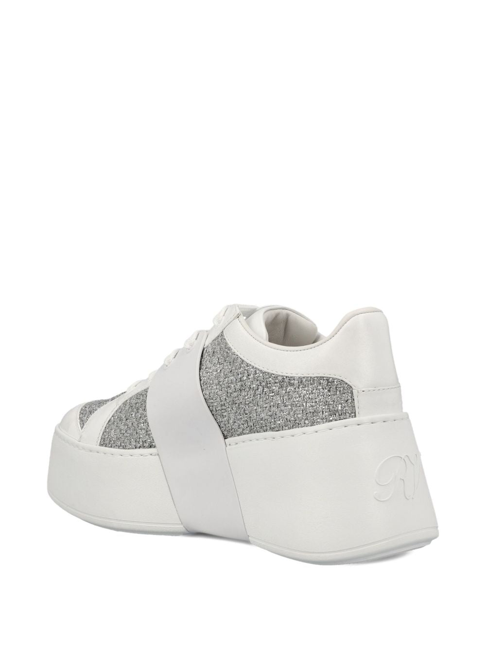 Roger Vivier Women Viv Skate High Strass Sneakers