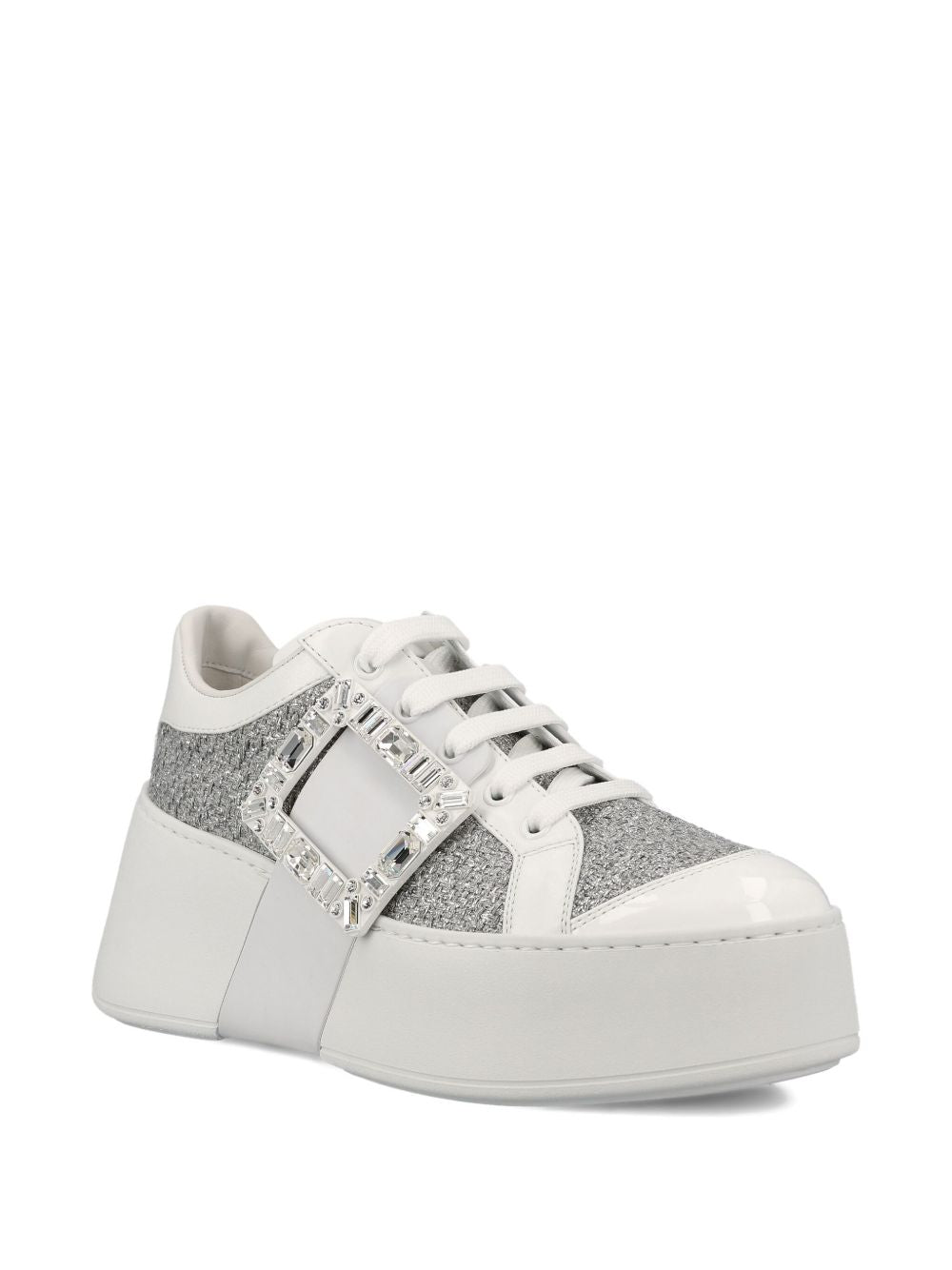 Roger Vivier Women Viv Skate High Strass Sneakers