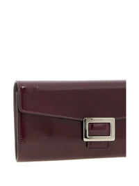 ROGER VIVIER Roger Vivier Women Belle Vivier Patent Leather Wallet On Chain