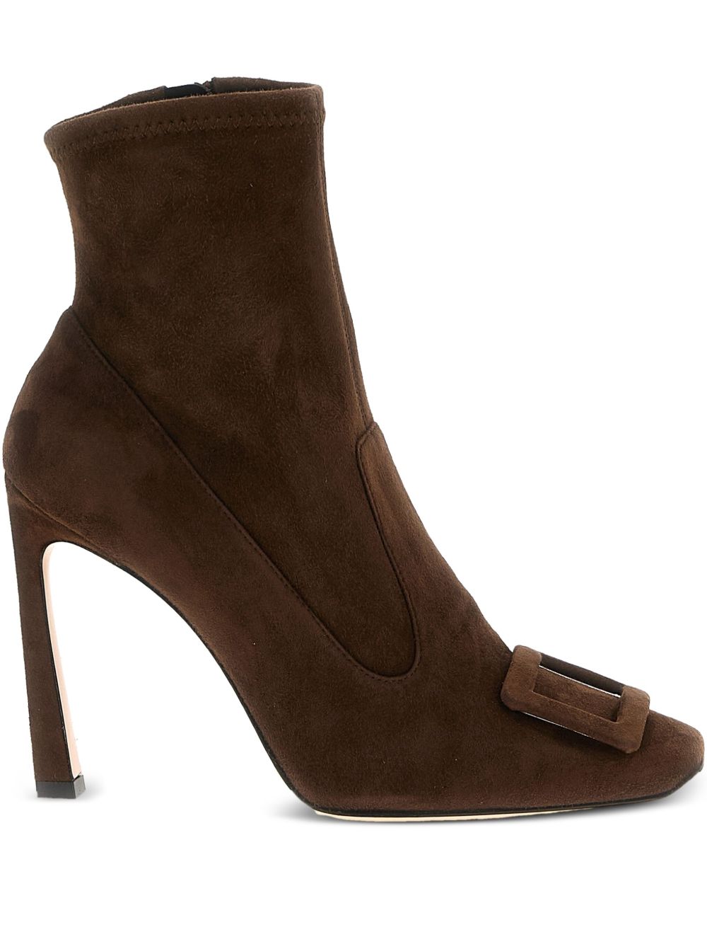 ROGER VIVIER Roger Vivier Women Trompette Suede Leather Boots