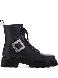 Roger Vivier Women Viv Rangers Leather Boots