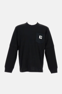 Sacai Men Long Sleeved T-Shirt Carhartt X Sacai Wip