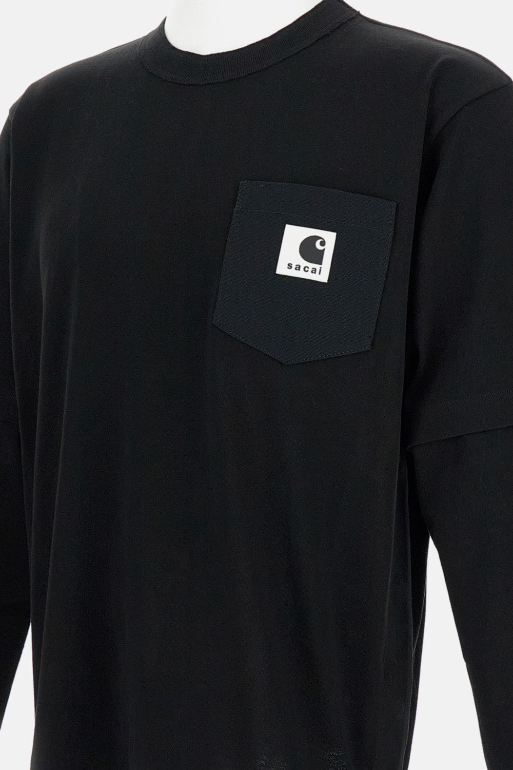 Sacai Men Long Sleeved T-Shirt Carhartt X Sacai Wip