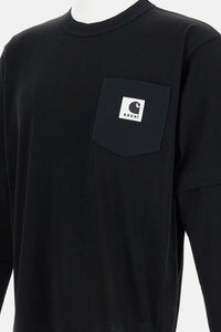 Sacai Men Long Sleeved T-Shirt Carhartt X Sacai Wip
