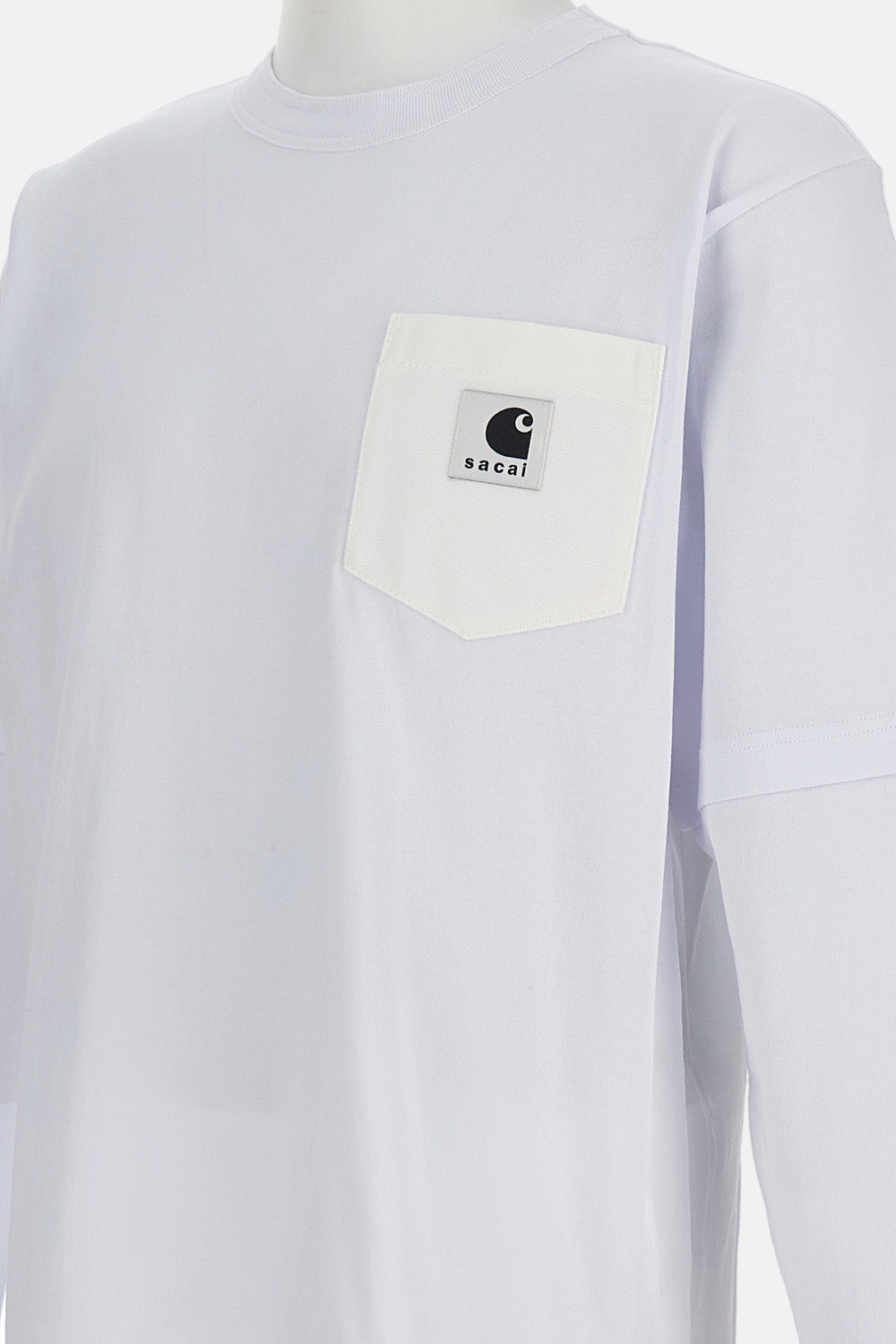 Sacai Men Long Sleeved T-Shirt Sacai X Carhartt Wip