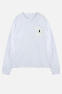 Sacai Men Long Sleeved T-Shirt Sacai X Carhartt Wip