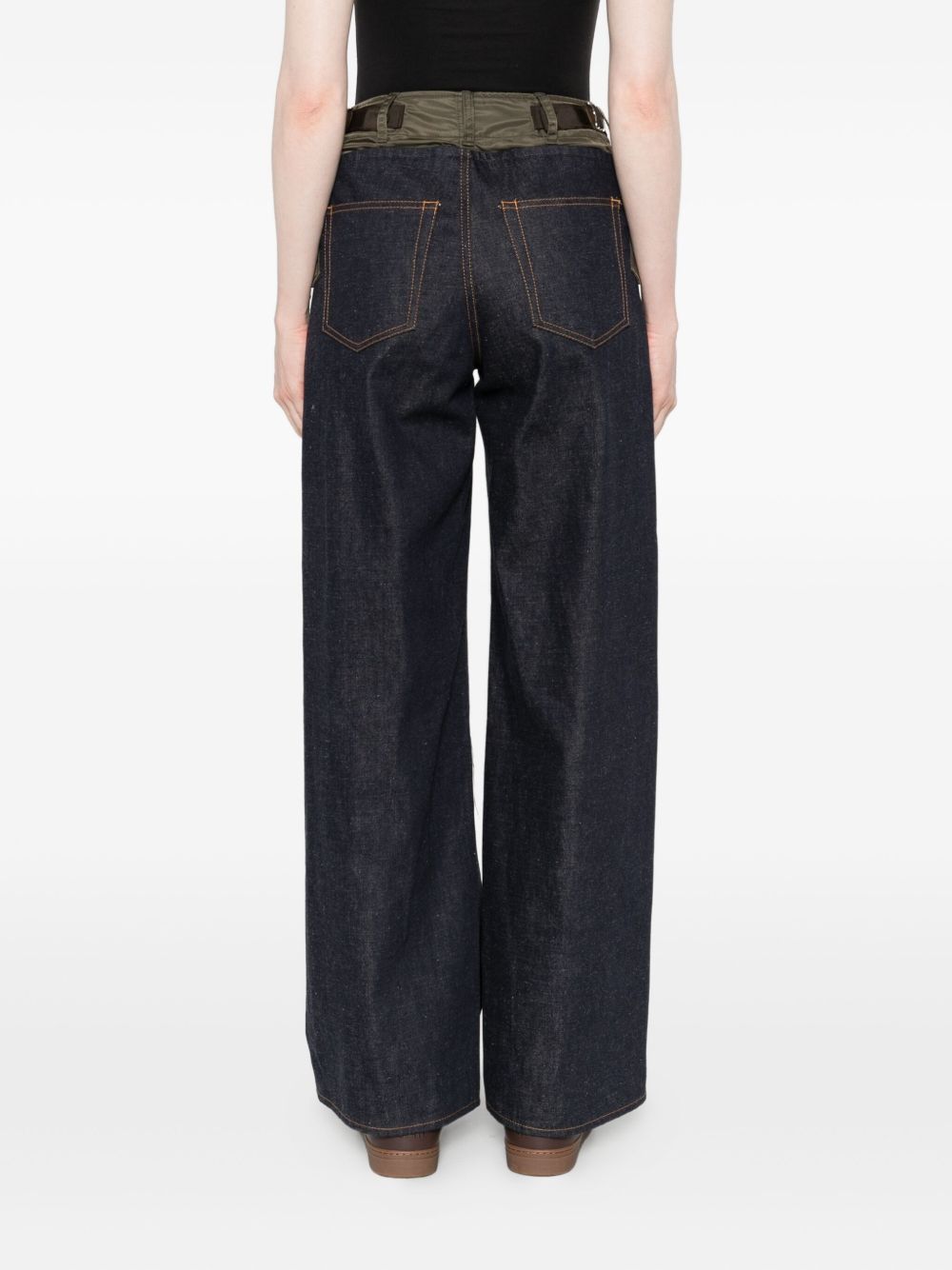 Sacai Women Denim Cotton Jeans