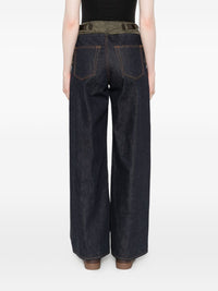 Sacai Women Denim Cotton Jeans