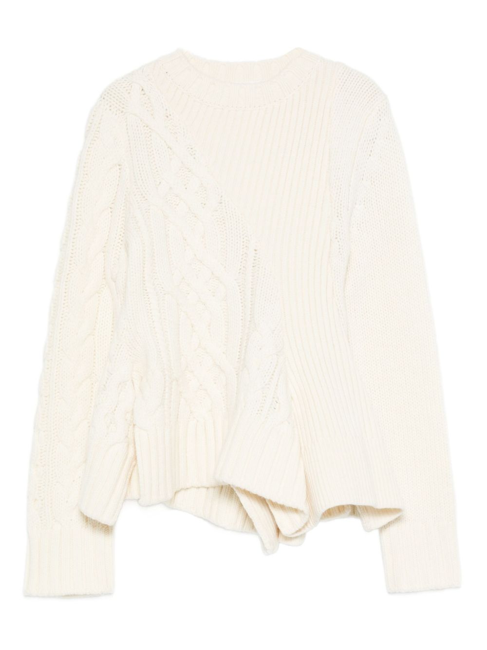 SACAI Sacai Women Wool Crewneck Sweater