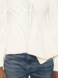 SACAI Sacai Women Wool Crewneck Sweater