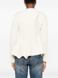SACAI Sacai Women Wool Crewneck Sweater