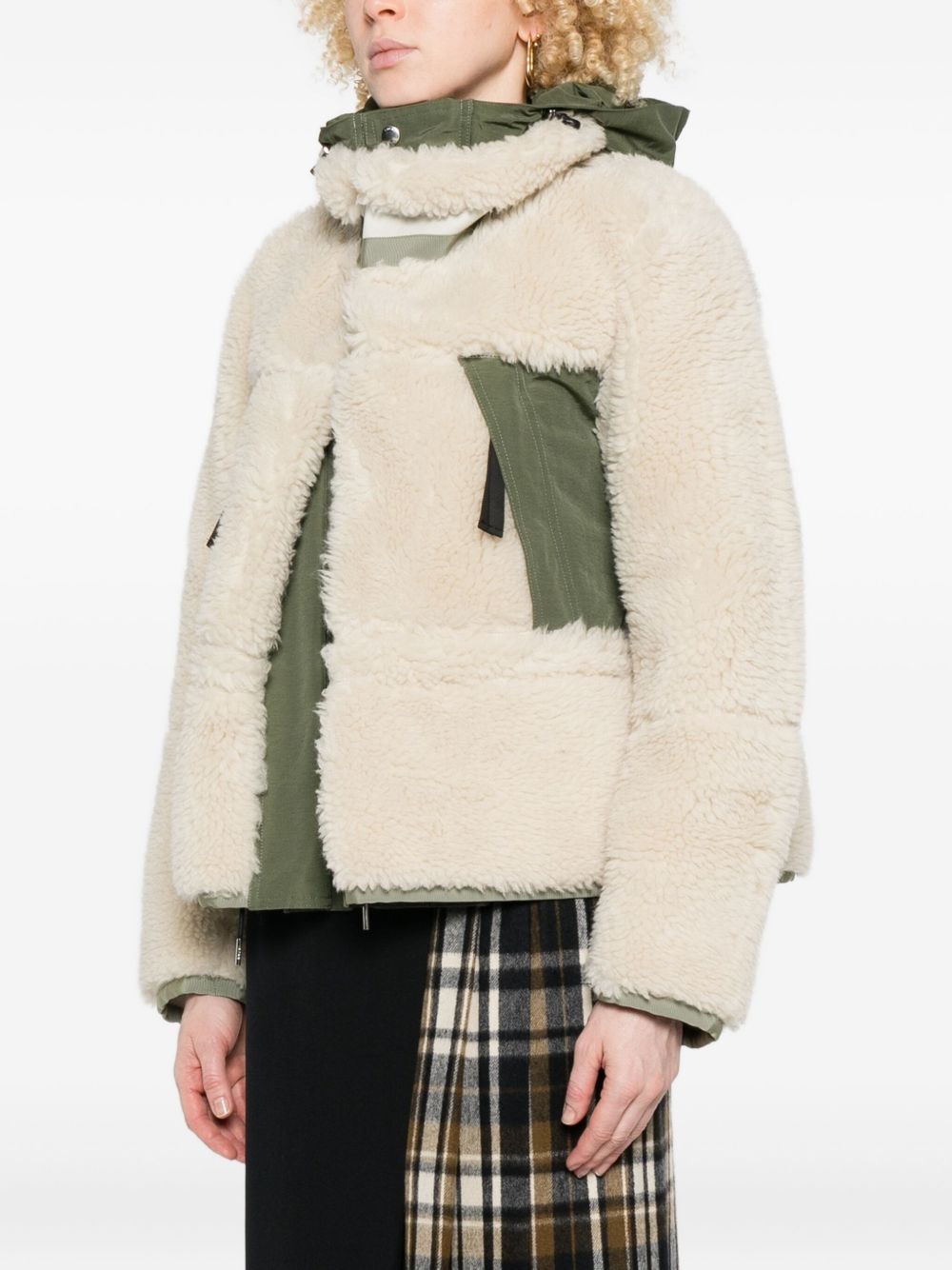 SACAI Sacai Women Shearling Blouson Jacket