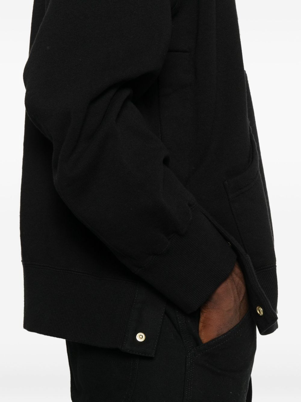 SACAI X CARHARTT WIP Sacai X Carhartt Wip Men Logo Cotton Hoodie