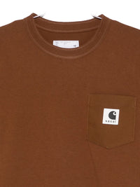 SACAI X CARHARTT WIP Sacai X Carhartt Wip Men Logo Cotton T-Shirt