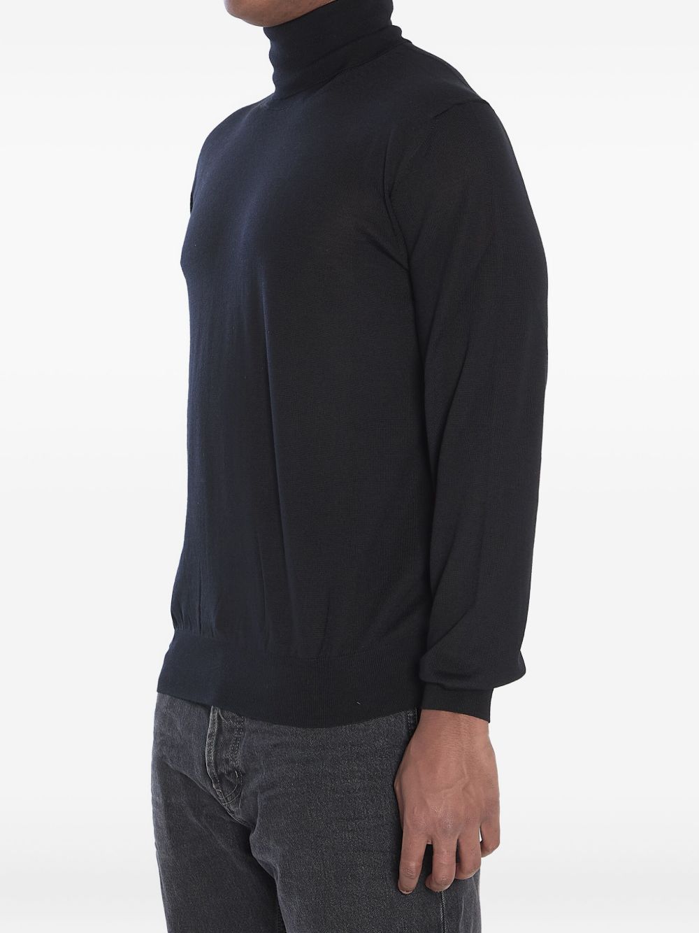 Saint Laurent Men Wool Turtle-Neck Sweater