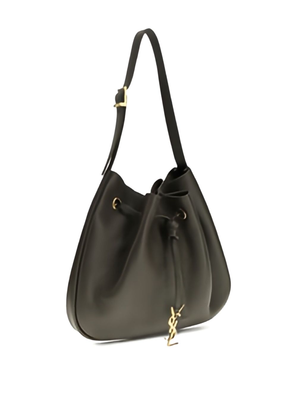 Saint Laurent Women Paris Vii Small Leather Hobo Bag