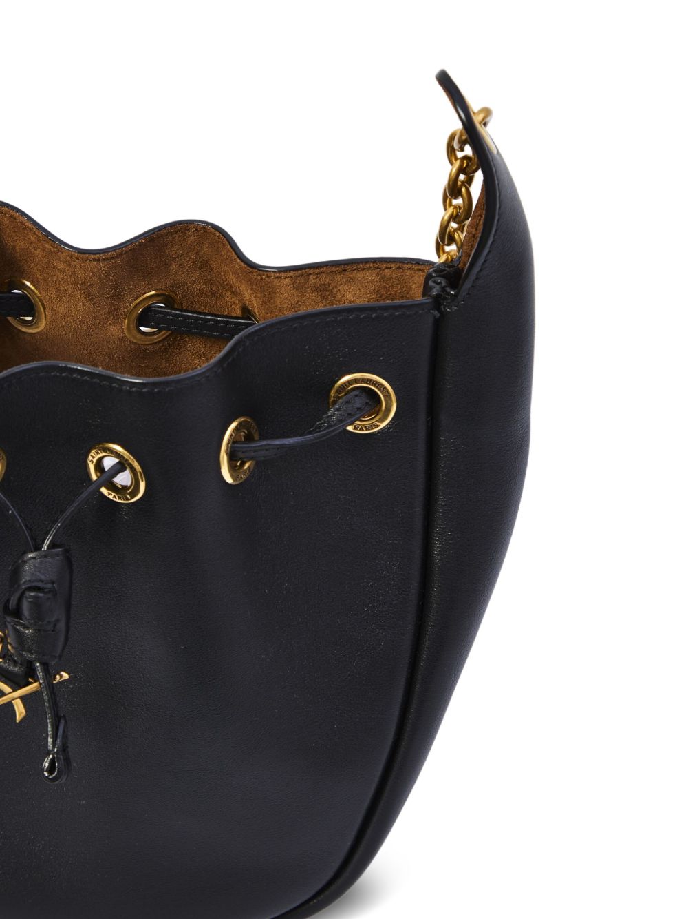 SAINT LAURENT Saint Laurent Women Supple Leather Bucket Bag