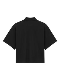SAINT LAURENT Saint Laurent Women Oversized Cotton Polo Shirt