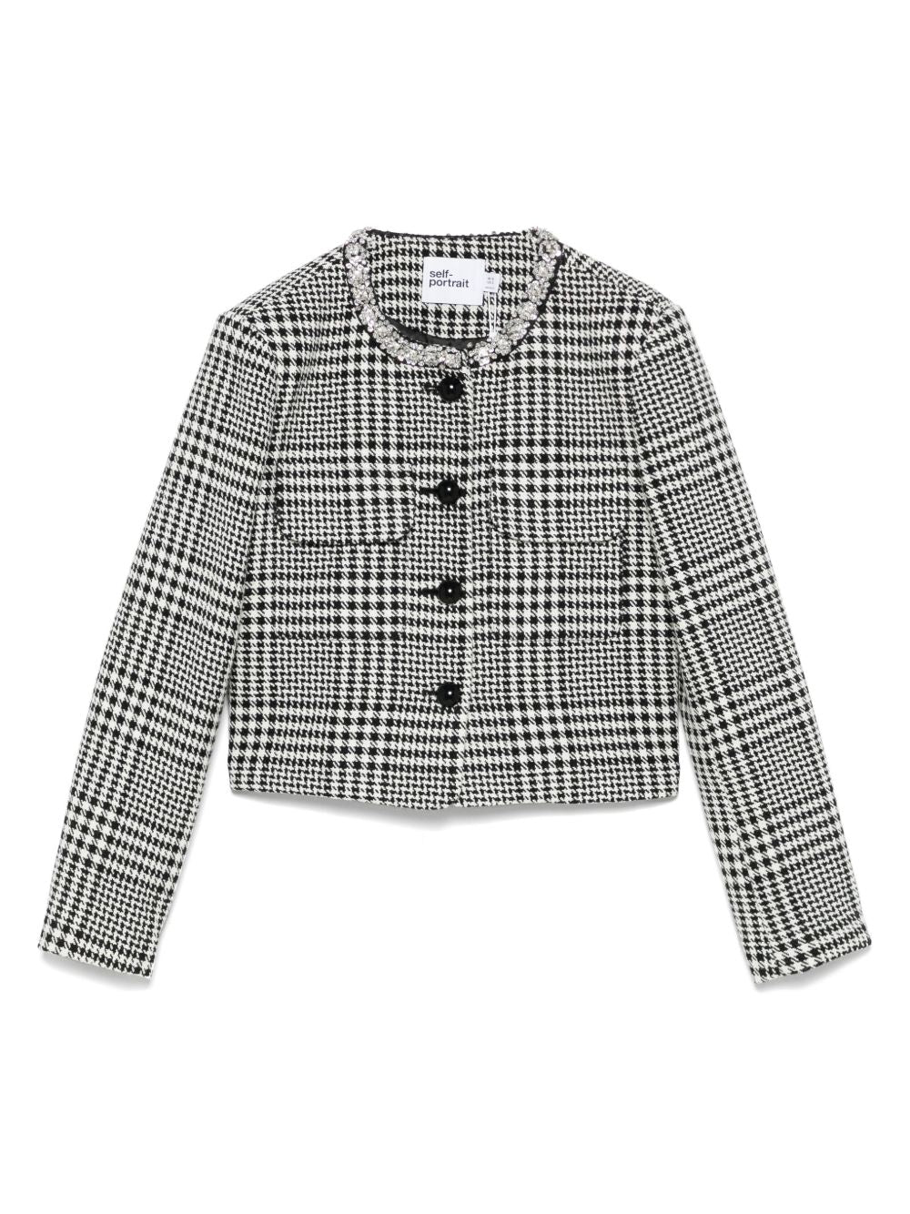 SELF PORTRAIT Self Portrait Women Wool Blend Checked Jacket
