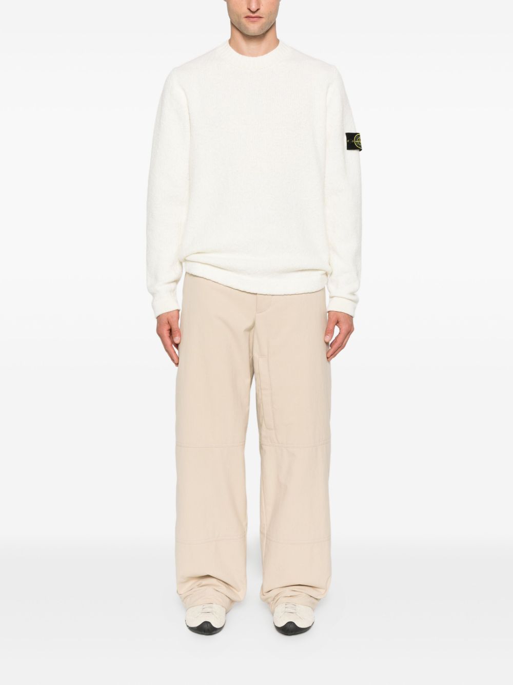 Stone Island Men Wool Blend Crewneck Sweater