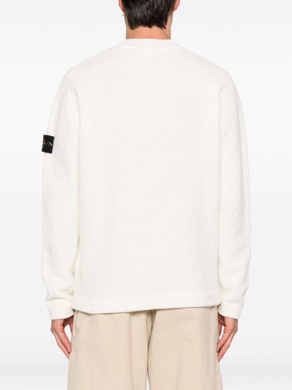 Stone Island Men Wool Blend Crewneck Sweater