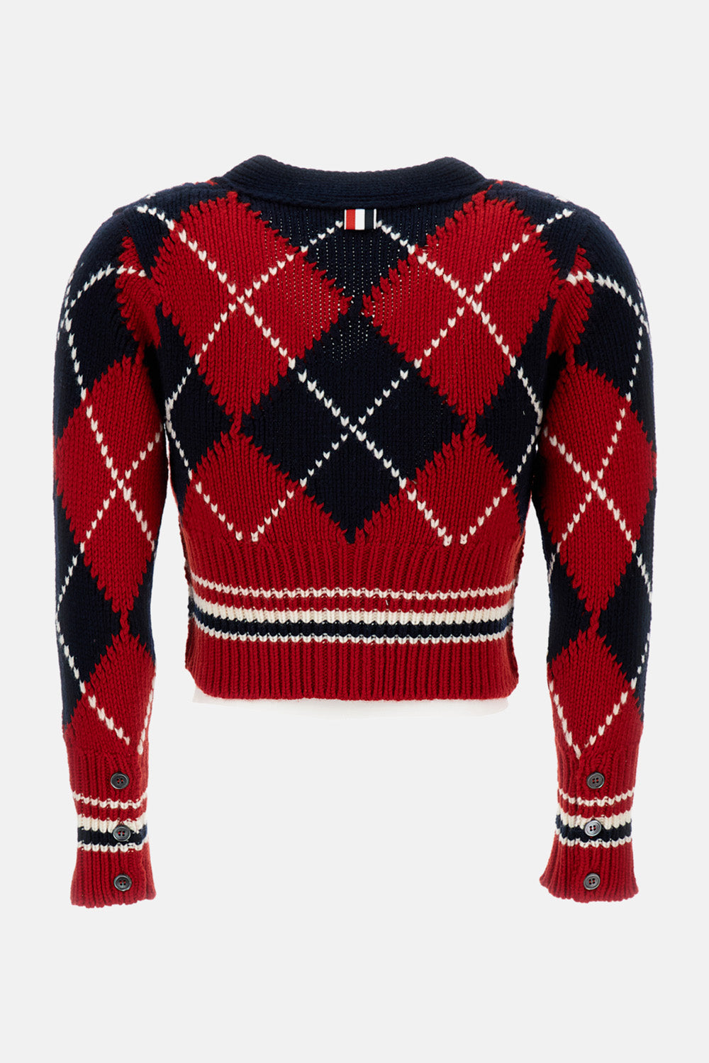 Thom Browne Thom Browne Women Argyle Jersey Cardigan