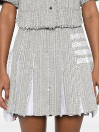 Thom Browne Women 4Bar Cotton Blend Skirt