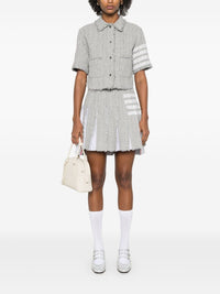 Thom Browne Women 4Bar Cotton Blend Skirt