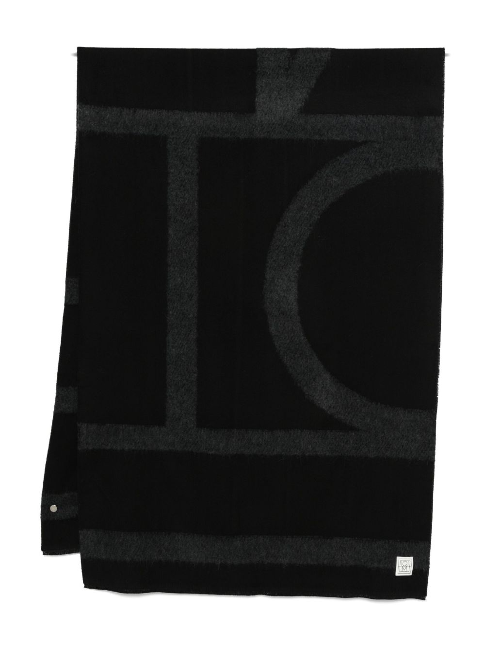 Toteme Women Wool Monogram Scarf