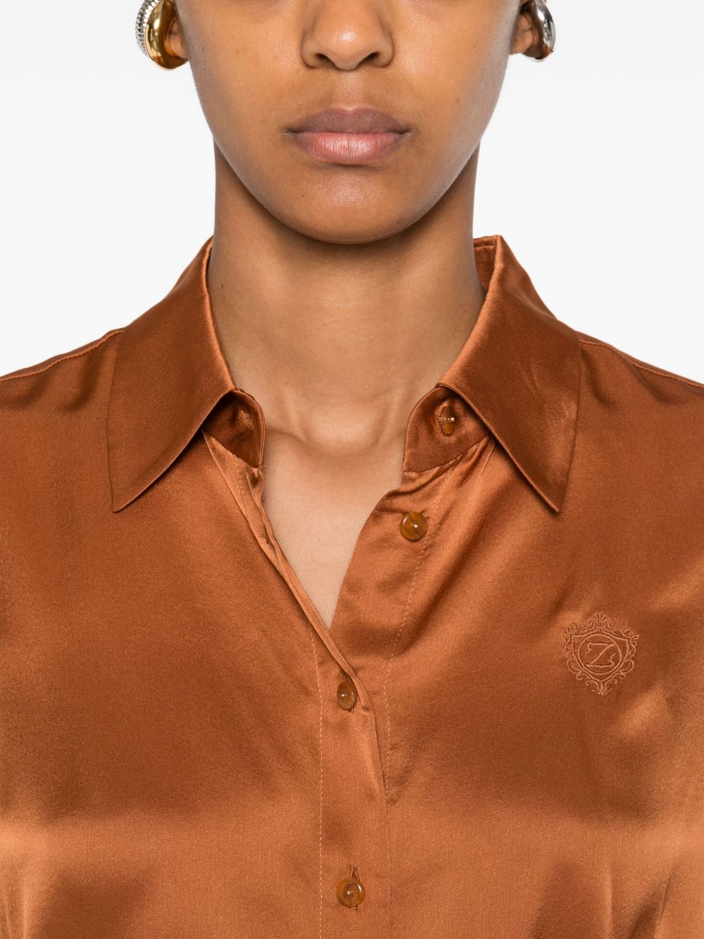 Zimmermann Women Satin Silk Shirt