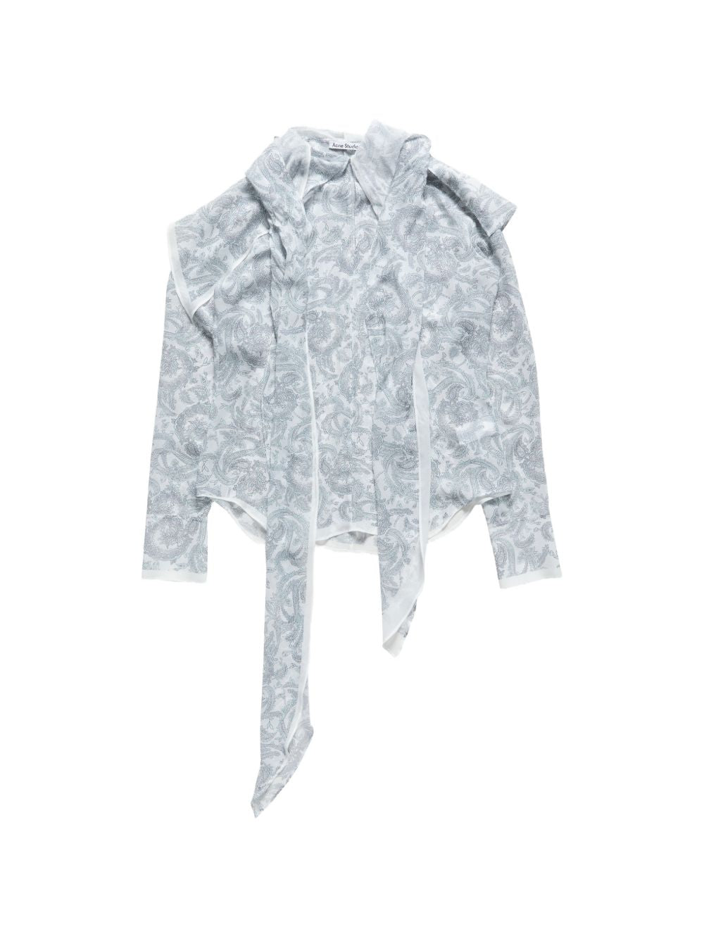 Acne Studios Women Paisley Print Silk Shirt